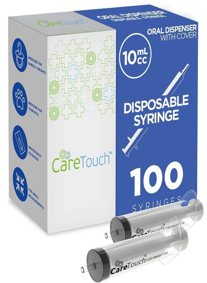 Care Touch 10ml Oral Dispenser with Cover- 100 Syringes (No needle) - Image 1